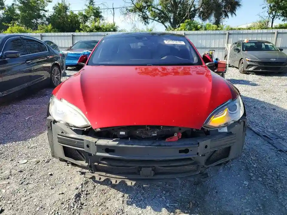 5YJSA1V27FF098010 2015 TESLA MODEL S-4
