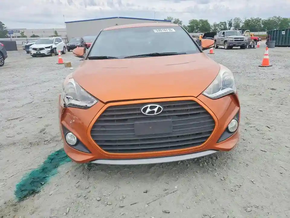 KMHTC6AE6EU192618 2014 HYUNDAI VELOSTER 3-4