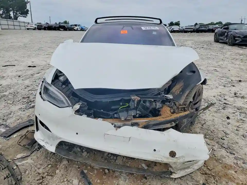 5YJSA1E55MF456146 2021 TESLA MODEL S-4
