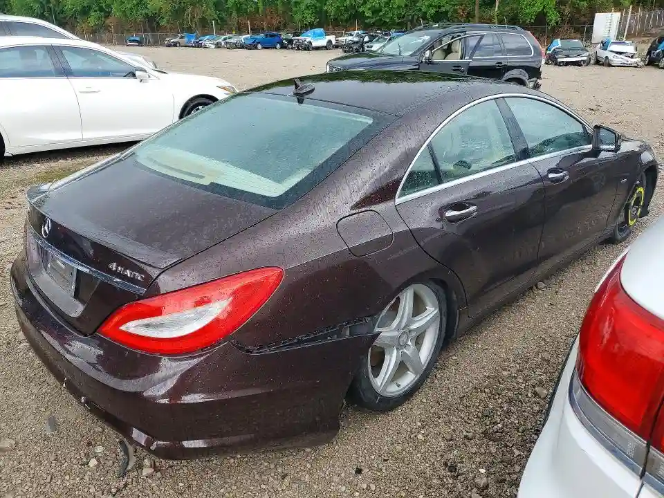 WDDLJ9BB4CA050661 2012 MERCEDES-BENZ CLS-CLASS-2