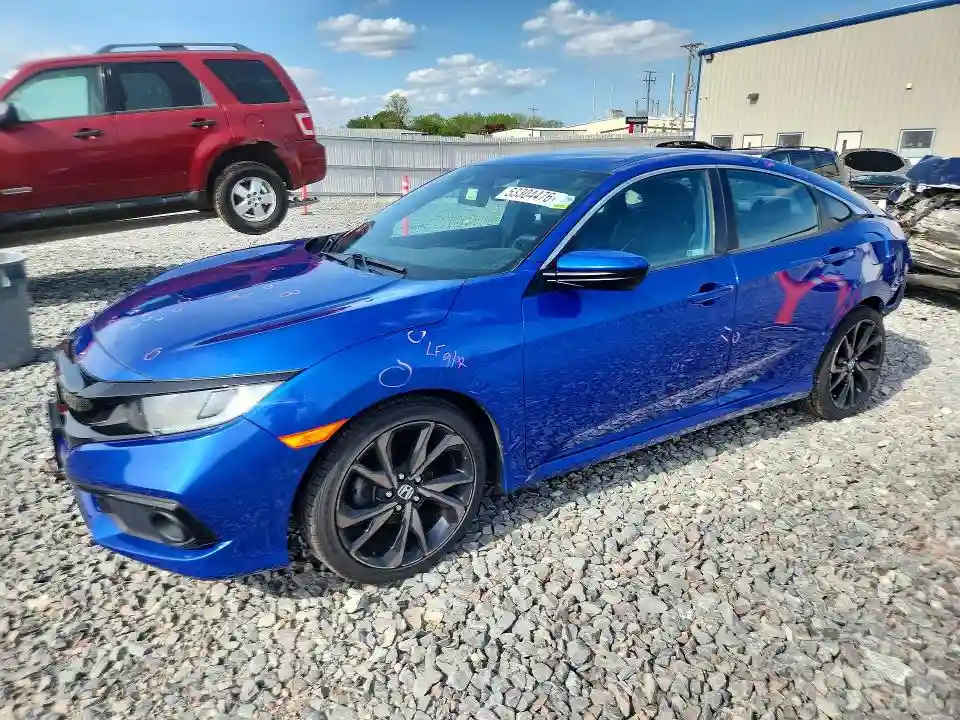 19XFC2F8XKE013391 2019 HONDA CIVIC-0