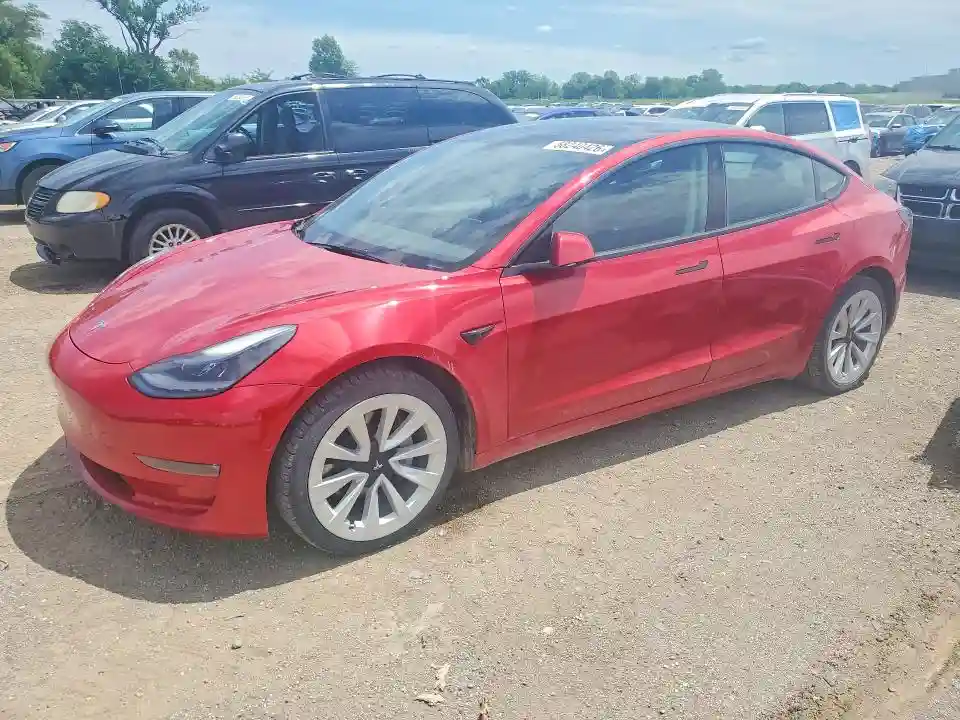 5YJ3E1EB0NF185576 2022 TESLA MODEL 3-0
