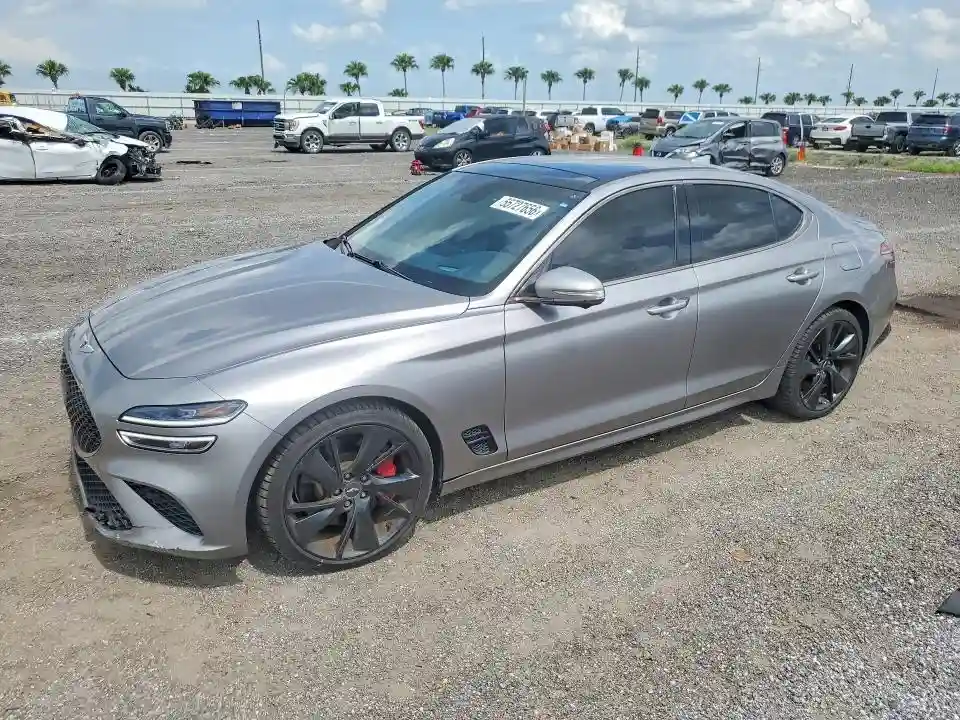 KMTG54TE0NU097488 2022 GENESIS G70 3.3T S-0