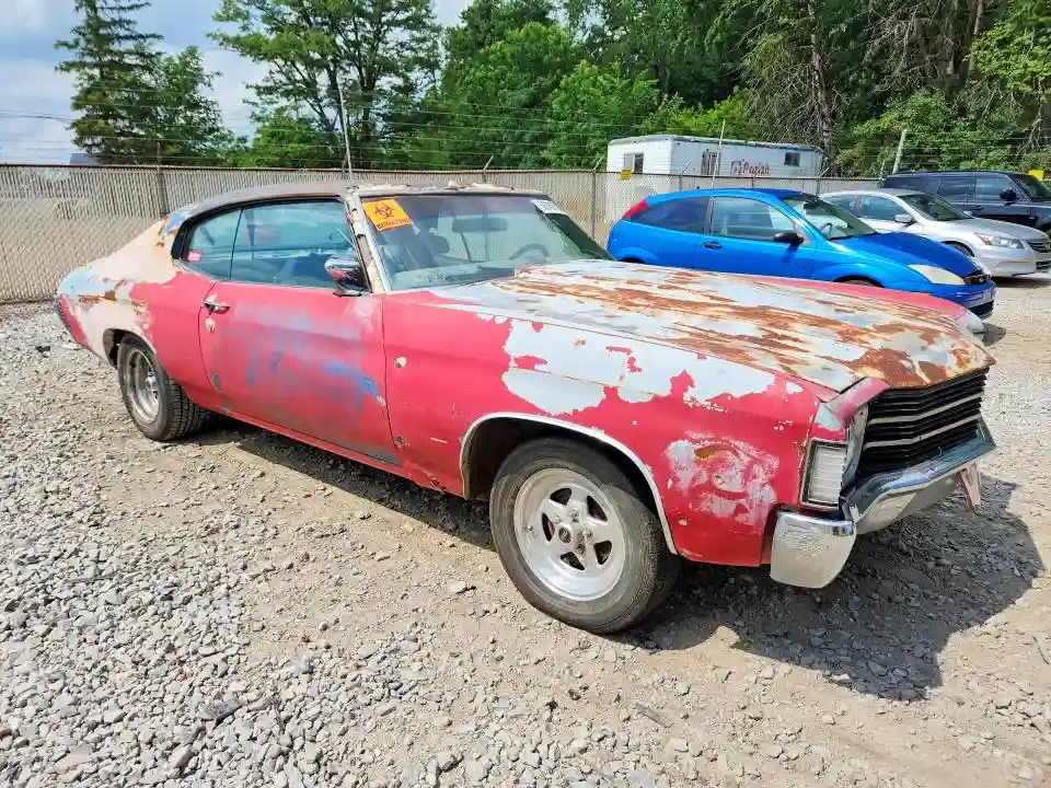 1D37H2R576153 1972 CHEVROLET CHEVEL-3